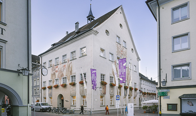 Das Rathaus Feldkirch von außen.