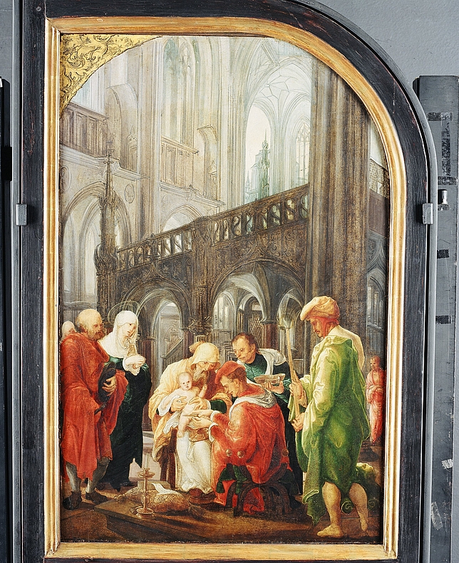 St. Annenaltar, Feldkirch, Dom St. Nikolaus, Beschneidung Christi