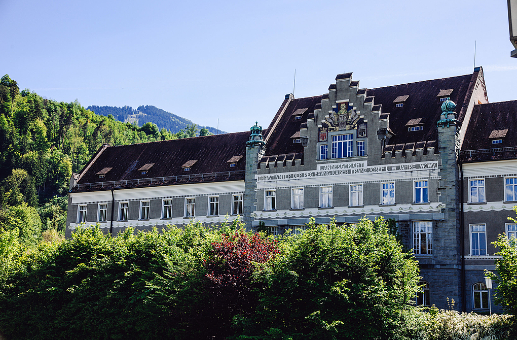 Das Landesgericht befindet sich in Feldkirch