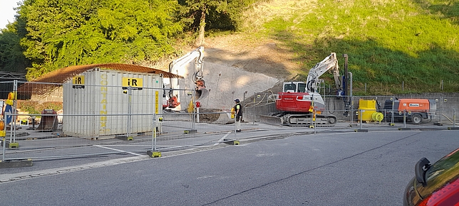 Baustelle am Busplatz Feldkirch