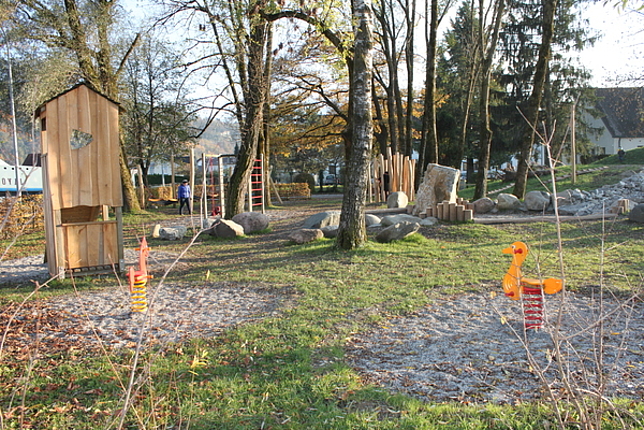 Ansicht eines Spielplatzes in Feldkirch