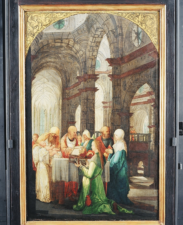 St. Annenaltar, Feldkirch, Dom St. Nikolaus, Darstellung Christi im Tempel