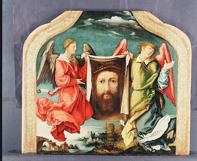 Darstellung des Schweißtuchs Christi im St. Annenaltar 
