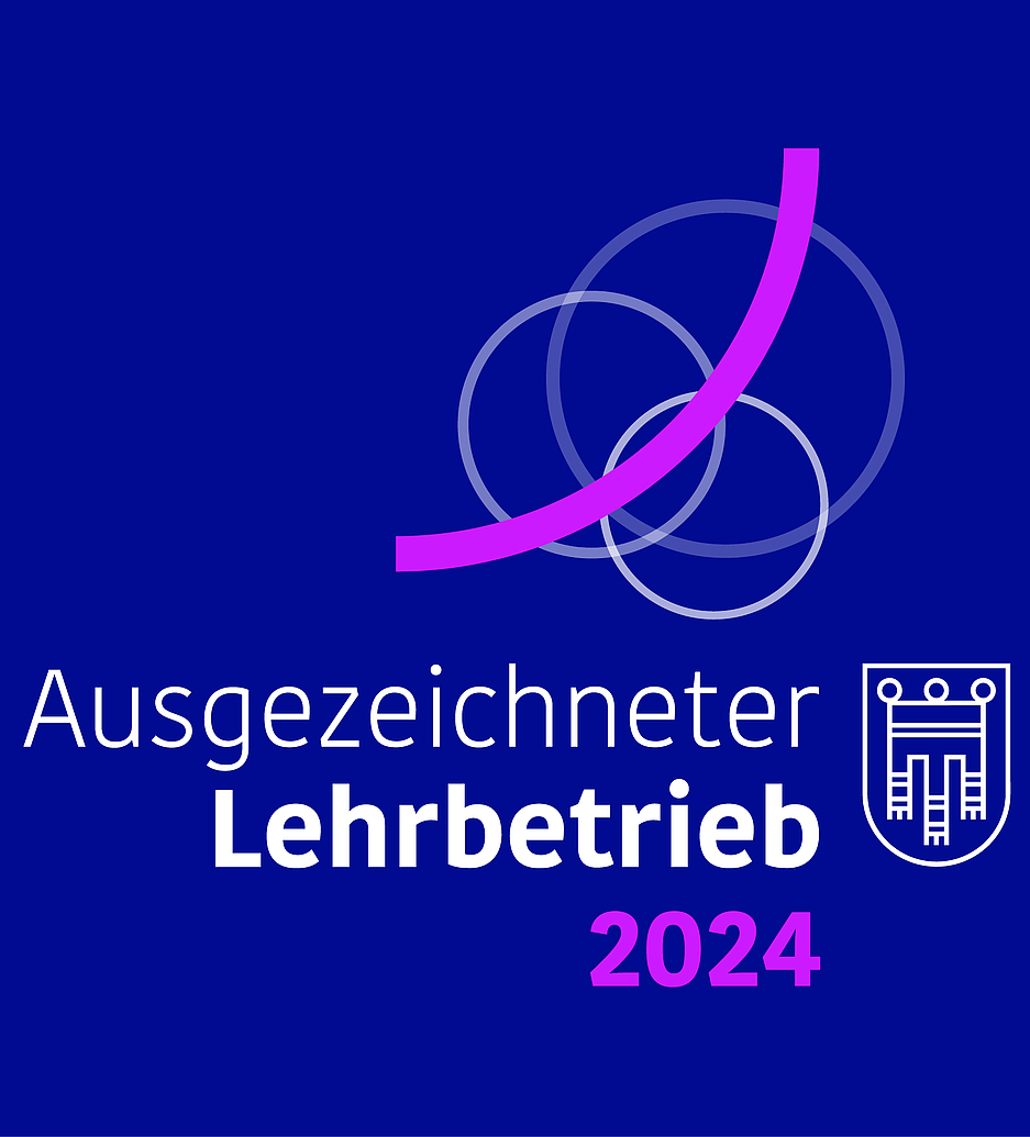 Logo "Ausgezeichneter Lehrbetrieb 2024"