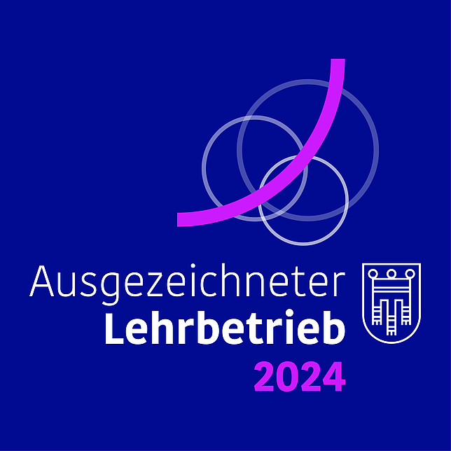 Logo "Ausgezeichneter Lehrbetrieb 2024"