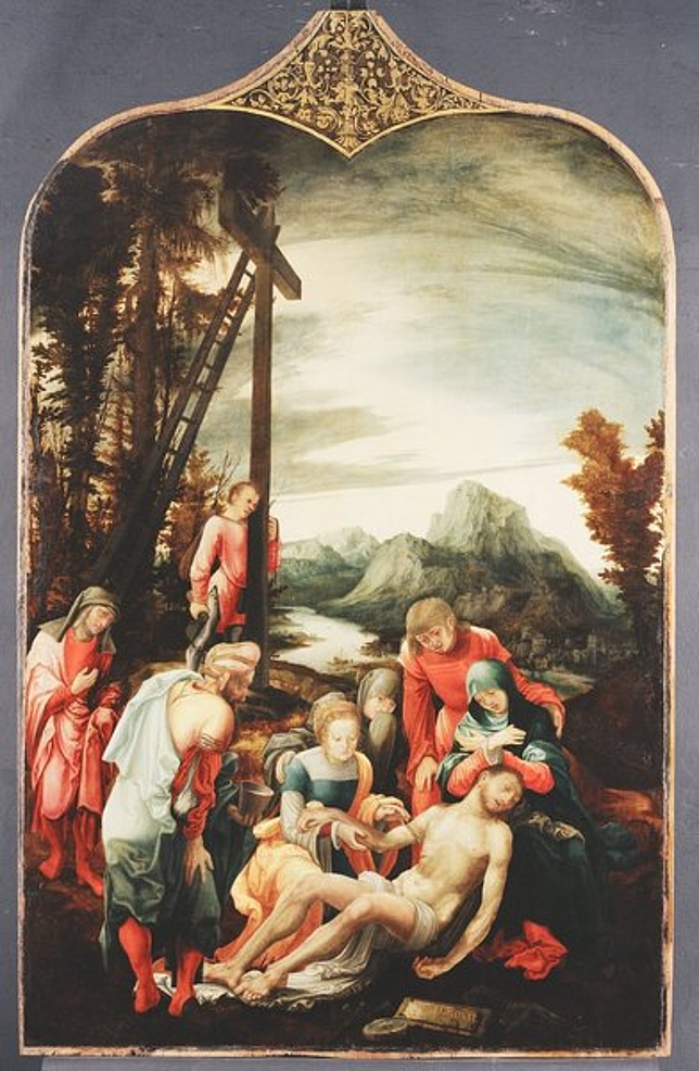 Wolf Huber, Beweinung Christi 1521, St. Annenaltar Feldkirch, Dom St. Nikolaus