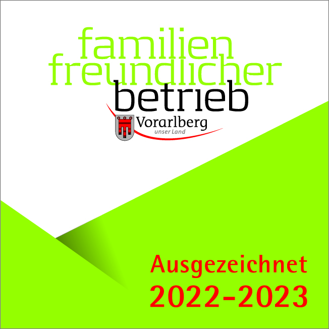 Logo "Familienfreundlicher Betrieb 2022-2023"